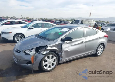 2011 Hyundai Elantra Limited (Ulsan Plant) from USA, damaged, VIN KMHDH4AE0BU096831